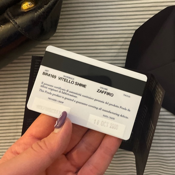 Black/ blue prada bag - Picture 6 of 16